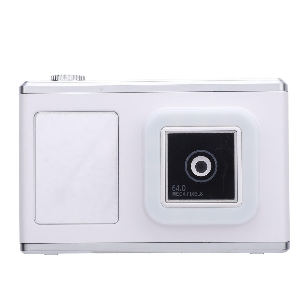 Digital Camera 48MP 2.4in Screen Video Camera with Fill Light for Daily Travel (White)