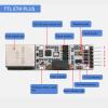 Ethernet Network Module with Client, Server, UDP Client, UDP Server, for Bidirectional Data Transparent with Voltage Surge Suppression view 2