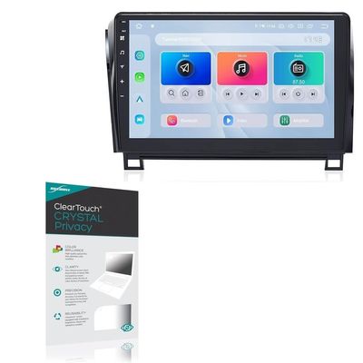 BoxWave Screen Protector Compatible with Dasaita Android 13 Car Stereo (10.2 in) - ClearTouch Crystal Privacy (2-Pack), Privacy Screen Protector Flexible Film Clear