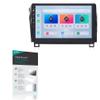 BoxWave Screen Protector Compatible with Dasaita Android 13 Car Stereo (10.2 in) - ClearTouch Crystal Privacy (2-Pack), Privacy Screen Protector Flexible Film Clear view 1