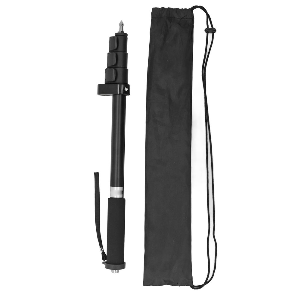 Aluminum Alloy Telescopic Centering Pole Portable Professional Measuring Mapping Monopod 1.5meter