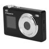 4K Digital Camera Autofocus 48MP Anti Shake 16X Digital Zoom Beauty Filters Portable Compact Camera Dual Screen for Students (Black) view 1
