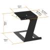 TTETTZ Desktop Speaker Stand Studio Monitor Riser Mount with Vibration Absorption Pad for Bedroom view 3