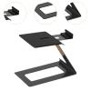 TTETTZ Desktop Speaker Stand Studio Monitor Riser Mount with Vibration Absorption Pad for Bedroom view 4