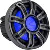 KICKER Subwoofer and Grille Package of 2 Items 10" Premium LED Marine Subwoofer (4-ohm) with Charcoal and White Grilles 51MWE104+51MWG10W view 3