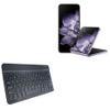 BoxWave Keyboard Compatible with Xiaomi Mix Flip - SlimKeys Bluetooth Keyboard, Portable Thin with Chiclet-Style Keys - Jet Black view 1