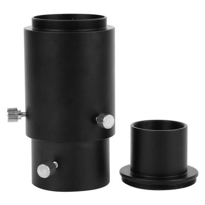 1.25in T Mount Telescopic Extension Tube, Adjustable Aluminium Alloy Telescope Extension for Astronomical Use, Lightweight, Resistant, sturdy