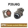 BHUPWZE P20 Series 20mm Connector Plug Socket Screw Aviation 2.3.4.5.7 Pin P20K2Q P20J2Q(P20J6Q 4Pin) view 2