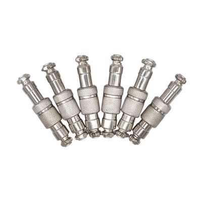 BHUPWZE 5pcs GX12 Cable Butt Joint Connector Push Pull Circular Plug 2pin3pin4pin5pin6pin 5A 125v Male-Female Butt Aviation Connectors(2 pin5pcs)