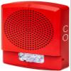 ELFHSR-CO Pack of 3 Low Frequency Sounder Strobes, Red; CO Lettering; Clear Lens; Built-in Level Adjustment and Snap-on Grille Cover; Indoor; Wall Mounting; 110/177 cd; 24V; Mounting Plate view 2