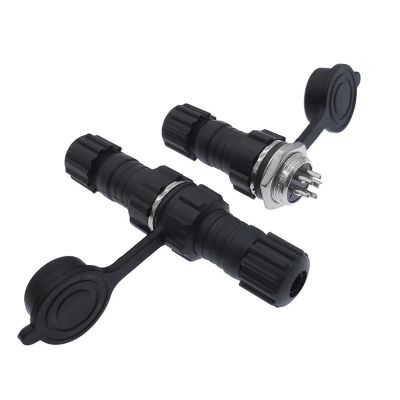 BHUPWZE 10pcs Aviation Connector GX16 M16 Waterproof Docking Back Nut Male&Female Plug/Socket 2pin3pin4pin5pin6pin7pin8pin9pin10pin(Back nut 7P 10PCS)