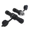 BHUPWZE 10pcs Aviation Connector GX16 M16 Waterproof Docking Back Nut Male&Female Plug/Socket 2pin3pin4pin5pin6pin7pin8pin9pin10pin(Back nut 7P 10PCS) view 1