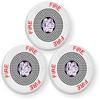 ELFHSWC Pack of 3 Low Frequency Sounder Strobes, White; FIRE Lettering; Clear Lens; Built-in Level Adjustment; Snap-on Grille Cover; Indoor; Ceiling Mounting; 110/177cd; 24V; Mounting Plate view 1