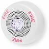 ELFHSWC Pack of 3 Low Frequency Sounder Strobes, White; FIRE Lettering; Clear Lens; Built-in Level Adjustment; Snap-on Grille Cover; Indoor; Ceiling Mounting; 110/177cd; 24V; Mounting Plate view 2