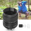 Optical Glass 25mm f1.4 Manual Aperture CCTV Lens, MC Multilayer Film Coated, for Mirrorless Cameras, Black (Black) view 2