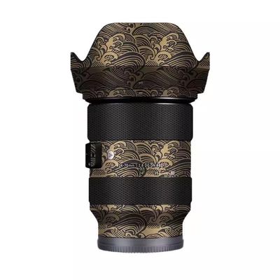 for Sigma Art 24-70mm F2.8 DG DN Fit for Sony Mount Camera Lens Sticker Coat Wrap Protective Film Body Protector Decal Skin 1:2.8 24-70 2.8(Wave Gold)