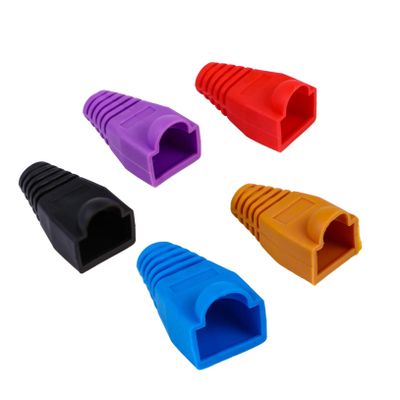 100 Pcs Protective Sleeve Cable Ties Reusable St Fiber Cable Grommet Cable Internet Network Tester Fiber Optic Patch Cable Splice Outlet Connectors Cord Plastic