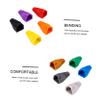100 Pcs Protective Sleeve Cable Ties Reusable St Fiber Cable Grommet Cable Internet Network Tester Fiber Optic Patch Cable Splice Outlet Connectors Cord Plastic view 2