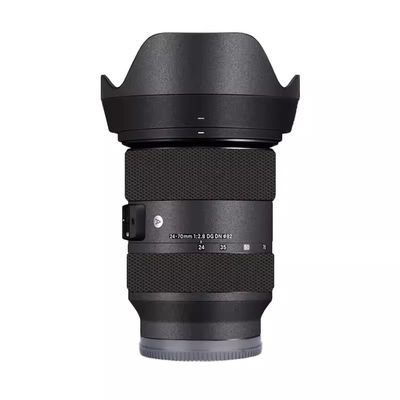 for Sigma Art 24-70mm F2.8 DG DN Fit for Sony Mount Camera Lens Sticker Coat Wrap Protective Film Body Protector Decal Skin 1:2.8 24-70 2.8(Deep Grey)