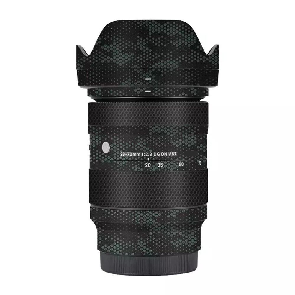 Camerea Lens Skin Anti-Scratch Sticker for Sigma 28-70mm F2.8 DG DN Fit for Sony E Mount Camerea Coat Vinly Protective Film Body Protector Decals Cover 1:2.8 28-70 2.8(Mamba Green)