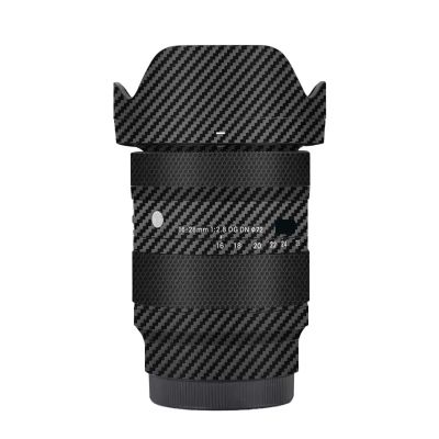 Lens Skin Vinyl Wrap Film for Sigma 16-28mm F2.8 DG DN Fit for Sony Mount Camera Protective Sticker Protector Coat Photography Accessories 1:2.8 16-28 2.8(Carbon Fiber Black)