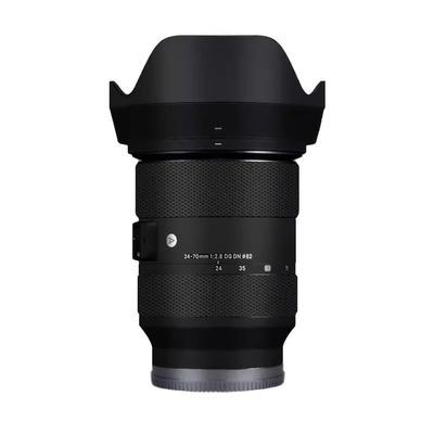 for Sigma Art 24-70mm F2.8 DG DN Fit for Sony Mount Camera Lens Sticker Coat Wrap Protective Film Body Protector Decal Skin 1:2.8 24-70 2.8(Matte Black)