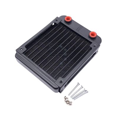 120 10 Pipe Threaded Port Cooling Water Cooling Row Aluminum Computer Radiator Water Cooler Cooling for CPU GPU VGA RAM New for Arrival 2025 High for Quality