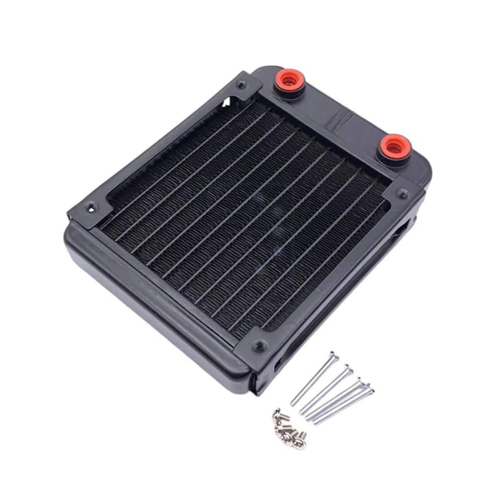 120 10 Pipe Threaded Port Cooling Water Cooling Row Aluminum Computer Radiator Water Cooler Cooling for CPU GPU VGA RAM New for Arrival 2025 High for Quality