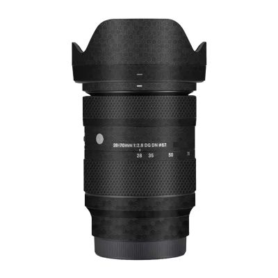 Camerea Lens Skin Anti-Scratch Sticker for Sigma 28-70mm F2.8 DG DN Fit for Sony E Mount Camerea Coat Vinly Protective Film Body Protector Decals Cover 1:2.8 28-70 2.8(Honeycomb Black)