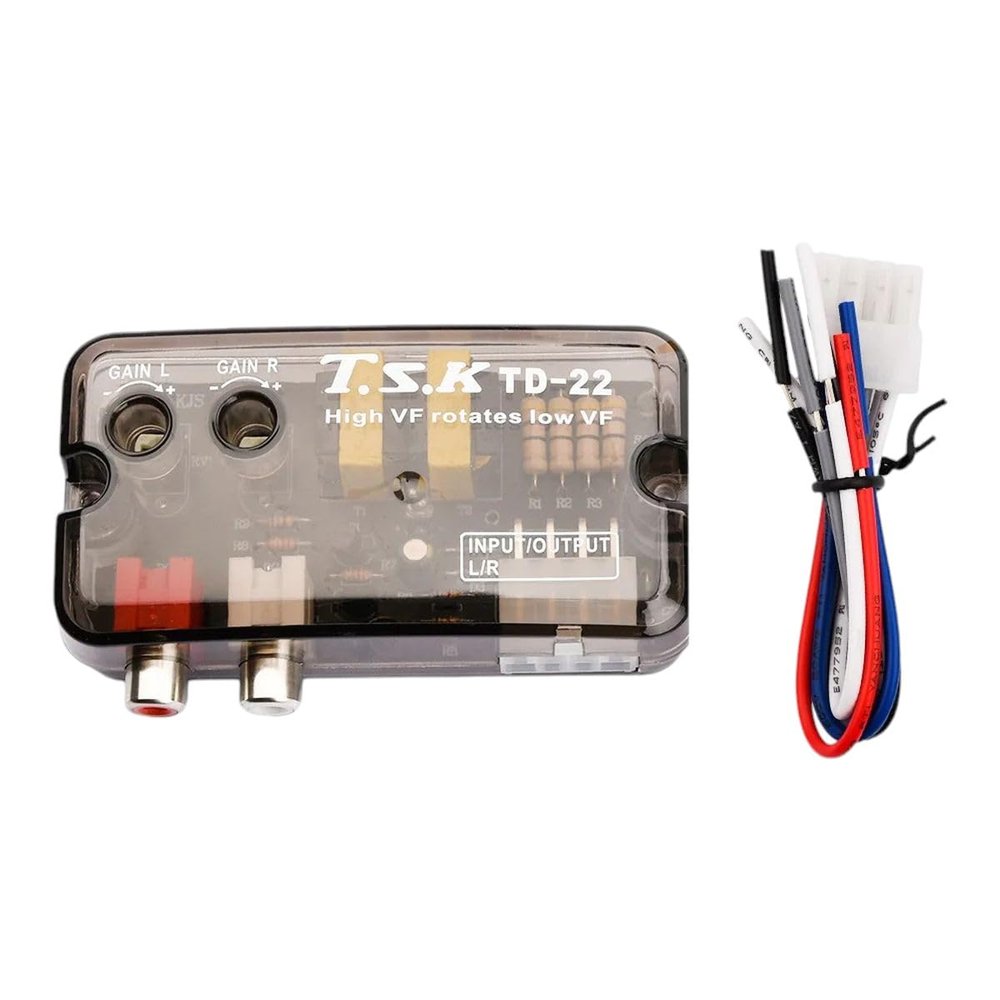 12V Car Audio Stereo Converter Auto Speaker Level RCA Adapter High to Low VF Output Automotive Accessories New for Arrival 2025 High for Quality