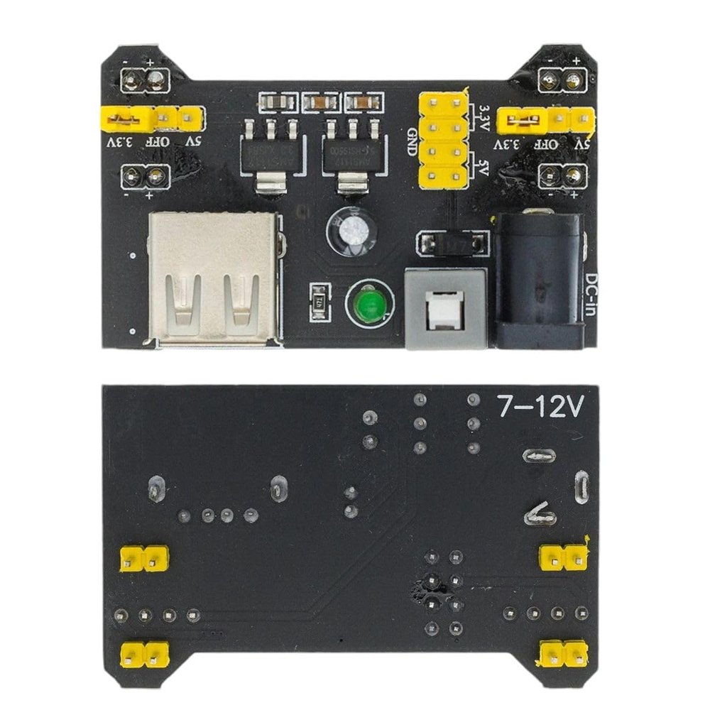 1PCS Breadboard Power Supply Module 3.3V 5V MB-102 Solderless Bread Board DIY 2012 New for Dedicated Power Module New for Arrival 2025 High for Quality