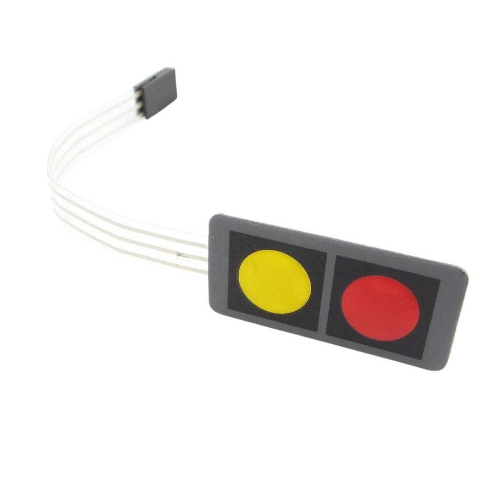 12V 1x2 2 Key Matrix Membrane Switch Keypad Keyboard 40x20x0.8mm DIY Electronics New for Arrival 2025 High for Quality