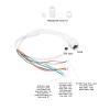 Create idea 11Pin POE IP Network Cable PCB Module POE Adapter Cable, RJ45 Female/DC Male Waterproof Cable Suitable for IP Camera, CCTV, Network view 4