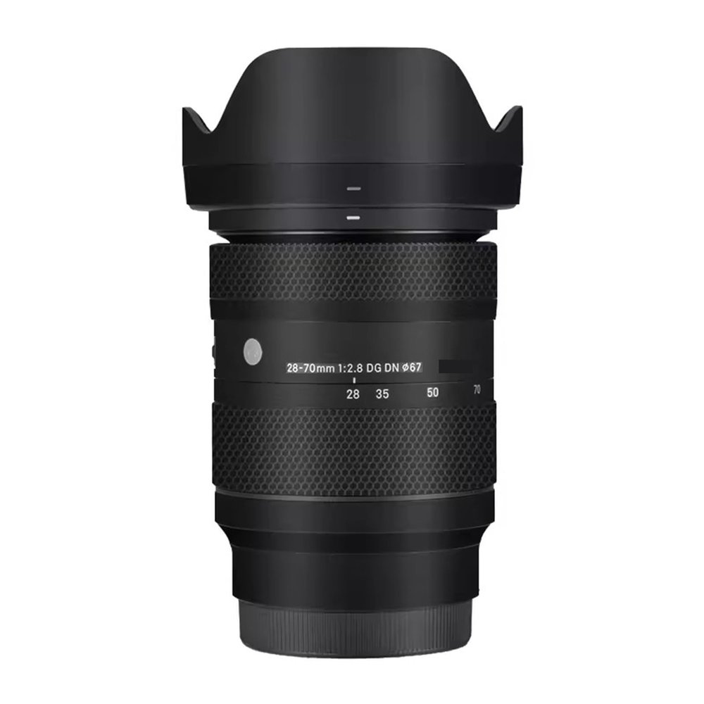 Camerea Lens Skin Anti-Scratch Sticker for Sigma 28-70mm F2.8 DG DN Fit for Sony E Mount Camerea Coat Vinly Protective Film Body Protector Decals Cover 1:2.8 28-70 2.8(Matte Black)