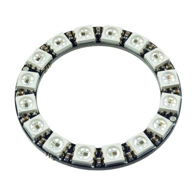 16-Bit WS2812 5050 RGB LED Full-Color Built-in Driving Lights 45mm Round Development Board 16 Bit Integrated Drivers for Arduieno New for Arrival 2025 High for Quality
