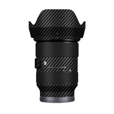 for Sigma Art 24-70mm F2.8 DG DN Fit for Sony Mount Camera Lens Sticker Coat Wrap Protective Film Body Protector Decal Skin 1:2.8 24-70 2.8(Carbon Fiber Black)