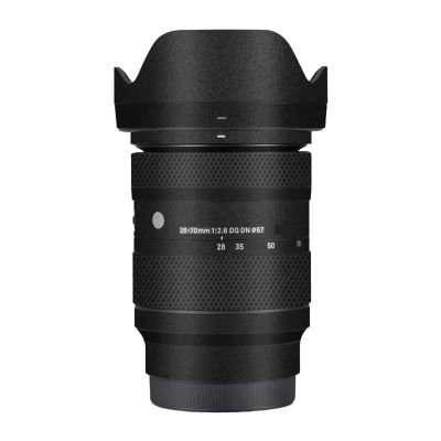 Camerea Lens Skin Anti-Scratch Sticker for Sigma 28-70mm F2.8 DG DN Fit for Sony E Mount Camerea Coat Vinly Protective Film Body Protector Decals Cover 1:2.8 28-70 2.8(Frosted Black)