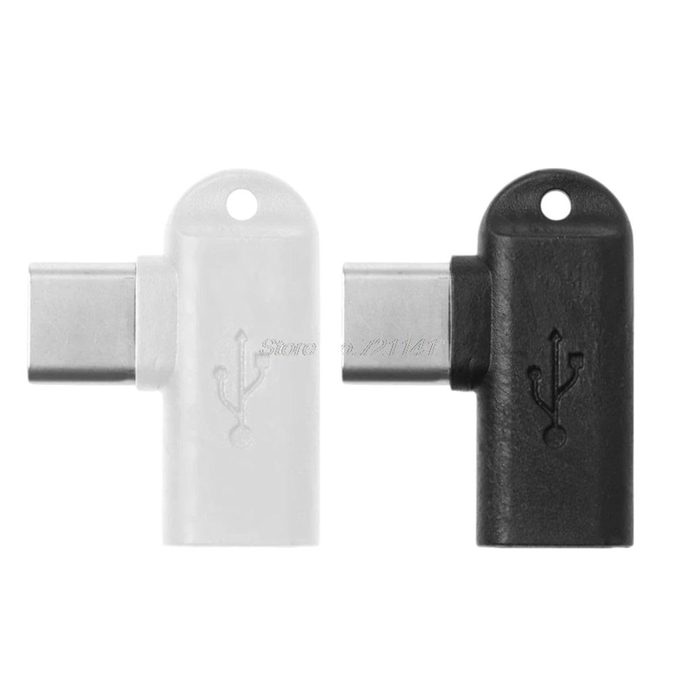1Pc 90 Degree Type C Male to Micro USB Female Data Sync Charge Converter Adapter Electronics Stocks New for Arrival 2025 High for Quality