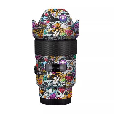 35 1.4 Camera Lens Skin Sony Coat Wrap Protective Film Body Decal Anti-Scratch Sticker Accessories for Sigma 35mm F1.4 DG HSM Art Fit for Sony Mount Camera 1:1.4(Graffiti White)