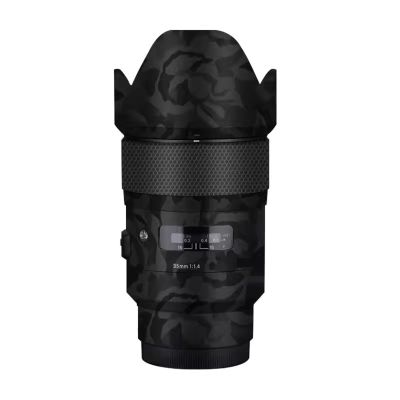 35 1.4 Camera Lens Skin Sony Coat Wrap Protective Film Body Decal Anti-Scratch Sticker Accessories for Sigma 35mm F1.4 DG HSM Art Fit for Sony Mount Camera 1:1.4(Shadow Camo Black)