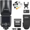 Godox V100 2.4G Wireless Camera Flash Round Head On-Camera Flash TTL Speedlite 100Ws Power Touch Control Screen Built-in LED Modeling Lamp with Detachable Sub for Canon R10 R8 R7 R6 R6 Mark II R5 view 1