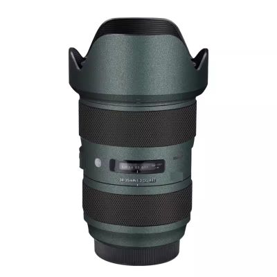 Anti-Scratch Camera Lens Sticker for Sigma Art 24-35mm F2 DG Fit for Canon EF Mount Camera Coat Wrap Protective Film Body Protector Skin Cover Decals Cost 1:2 24-35 2(Turquoise Green)