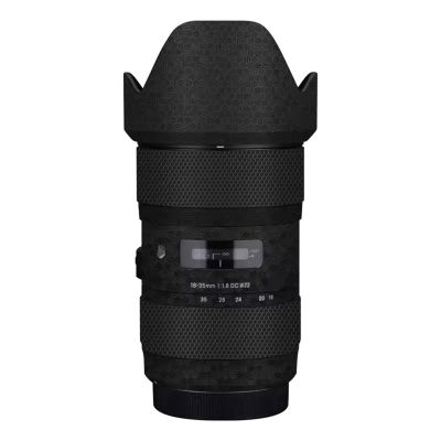 Camera Lens Premium Protector Film Sticker for Sigma 18-35mm F1.8 DC HSM Art Fit for Canon Mount Camera Skin Vinyl Wrap Film Body Protective Decal Protector Coat(Honeycomb Black)