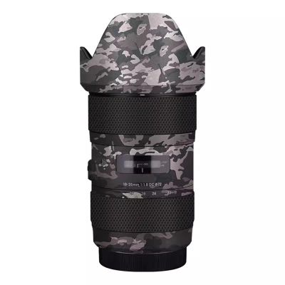 Camera Lens Premium Protector Film Sticker for Sigma 18-35mm F1.8 DC HSM Art Fit for Canon Mount Camera Skin Vinyl Wrap Film Body Protective Decal Protector Coat(Field Camouflage)