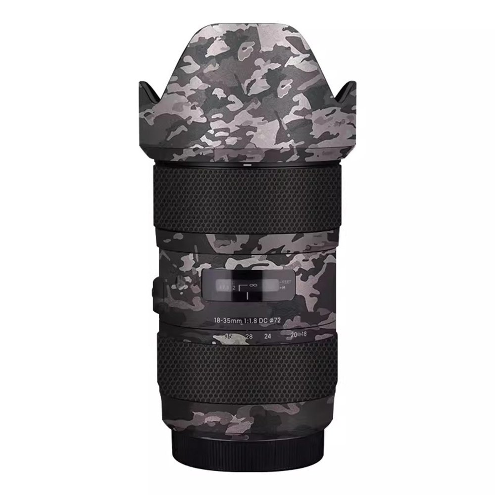 Camera Lens Premium Protector Film Sticker for Sigma 18-35mm F1.8 DC HSM Art Fit for Canon Mount Camera Skin Vinyl Wrap Film Body Protective Decal Protector Coat(Field Camouflage)