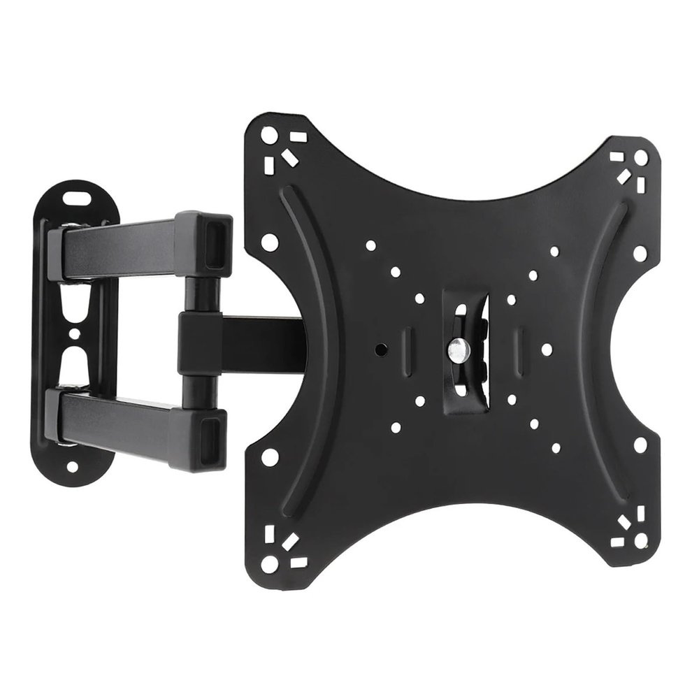 AMSOH Universal 18KG Adjustable TV Wall Mount Bracket Flat Panel TV Frame Support 15 Degrees Tilt with Gradienter 14-42 Inch LCD LED