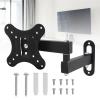 CEKGDB Universal Adjustable TV Wall Mount Bracket Universal Rotated Holder TV Mounts for 14 to 24 Inch LCD LED Monitor Flat Pan view 2