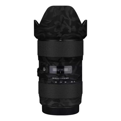 Camera Lens Premium Protector Film Sticker for Sigma 18-35mm F1.8 DC HSM Art Fit for Canon Mount Camera Skin Vinyl Wrap Film Body Protective Decal Protector Coat(Shadow Camo Black)