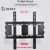 BRART TV Wall Mount Fixed for Most 26"-65" Flat/Curved TVs with Max VESA 400X400mm up to 110Lbs Space Saving Universal TV Bracket(Black) view 3