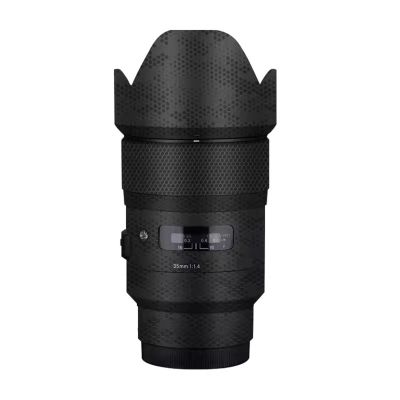 35 1.4 Camera Lens Skin Sony Coat Wrap Protective Film Body Decal Anti-Scratch Sticker Accessories for Sigma 35mm F1.4 DG HSM Art Fit for Sony Mount Camera 1:1.4(Mamba Black)